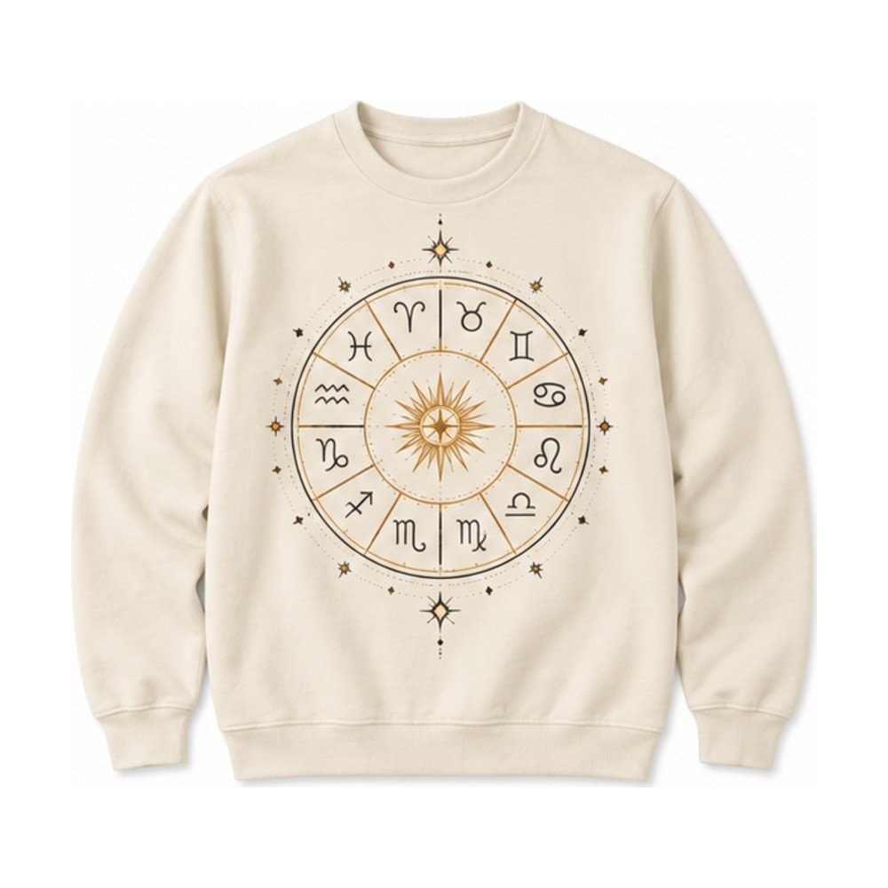 Zodiac Wheel Glyph Sweatshirt