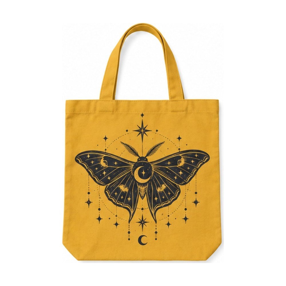 Night Moth and Moon Tote